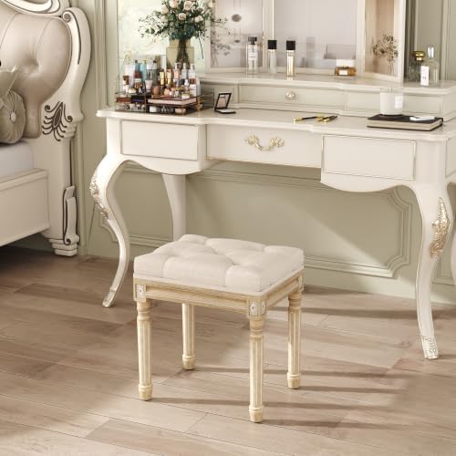 Yusong Vanity Stool Upholstered Bench Seat - Image 2