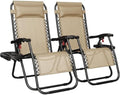 Yaheetech 26" Zero Gravity Recliners Adjustable Set of 2 by Yaheetech