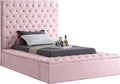 Meridian Furniture Bliss Collection Modern | Contemporary Velvet Upholstered Bed by Unknown