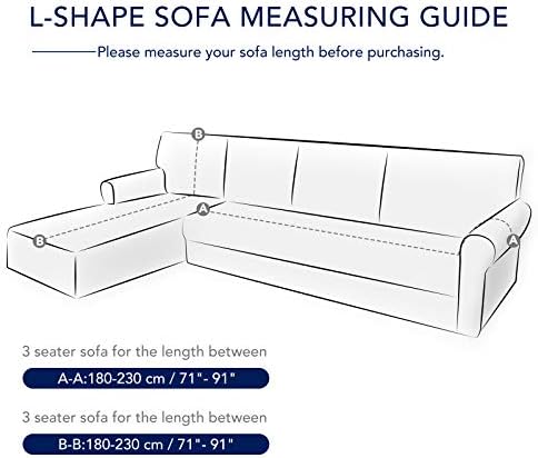 PureFit Super Stretch Sectional Couch Covers - Image 6