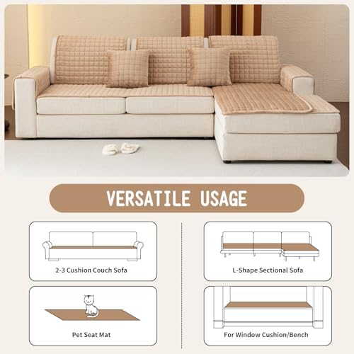 Velvet Sectional Couch Covers for Dogs - Image 4