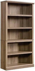 Sauder 5 Tier Book Shelf Wooden Bookcase Multipurpose Bookshelf by SAUDER%C2%AE