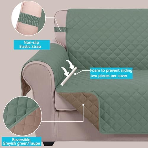U-NICE HOME Reversible Oversized 28''Chair Covers - Image 3