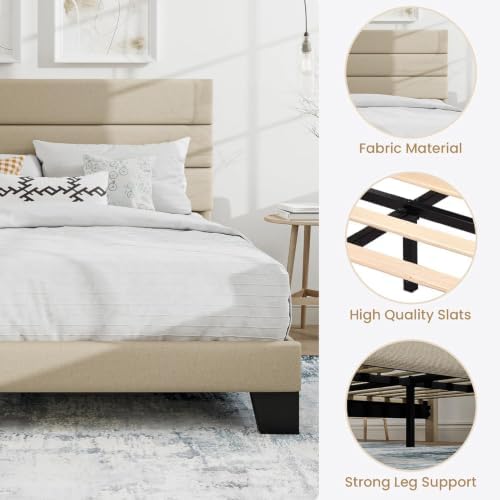 SHA CERLIN Cal King Platform Bed Frame - Image 7