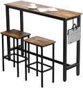 Finnhomy 52.7" Industrial Bar Table Set by Finnhomy