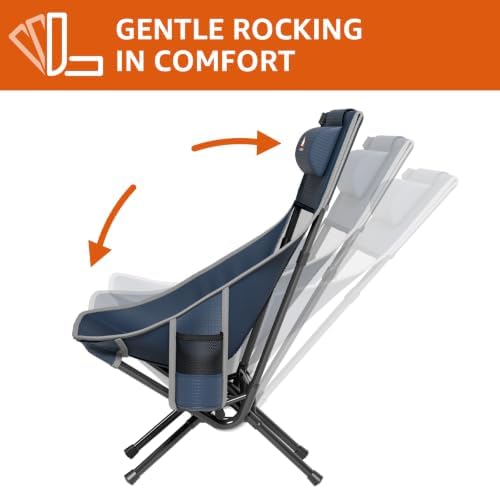 Portable Folding Rocking Camping Chair - Image 5