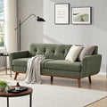 Kingfun 77.2" W Loveseat Sofa, Mid Century Modern Love Seat Couches by KINGFUN-Anexcitingoption