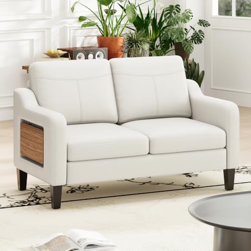 MALOL 51" Leather Loveseat Sofa by MALOL