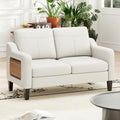 MALOL 51" Leather Loveseat Sofa by MALOL