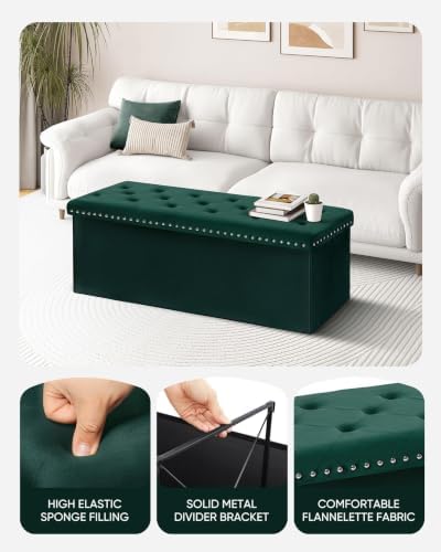 B FSOBEIIALEO Storage Ottoman Bench - Image 4