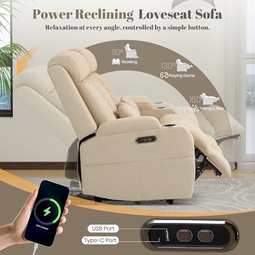 Zero Wall Hugger Power Reclining Loveseat - Image 6