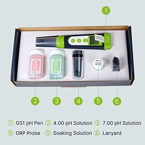 Apera Instruments GroStar Series GS1-P pH/ORP Pen Tester Kit - Image 2