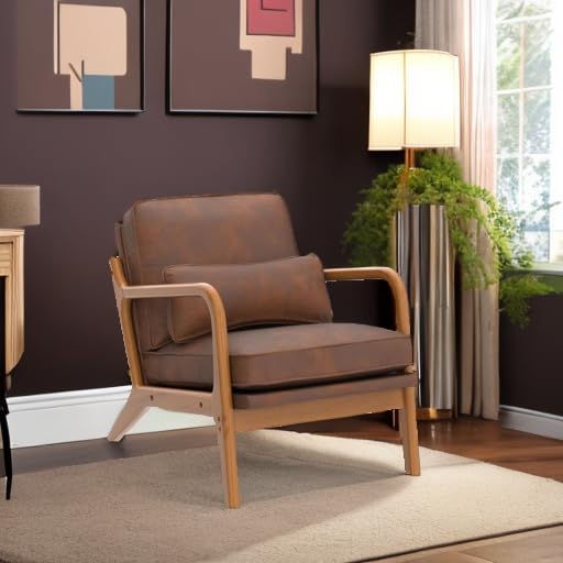 Karl home Mid-Century Modern Accent Reading Chair - Image 5