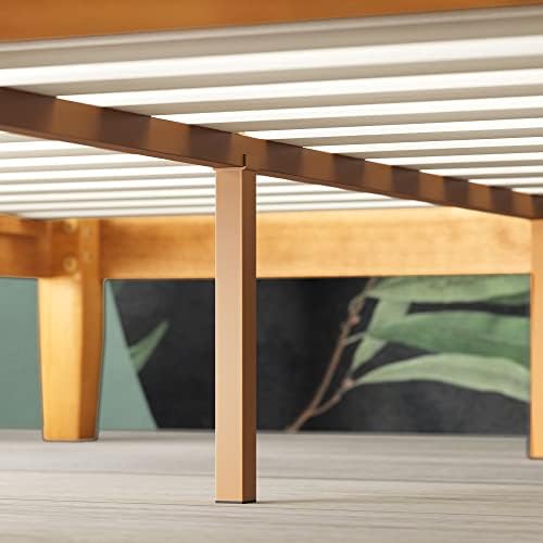 Zinus Alexia Wood Platform Bed Frame, Solid Wood Foundation, No Box Spring - Image 6