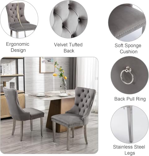 45” Round Dining Table Set For 2, Kitchen Table - Image 7
