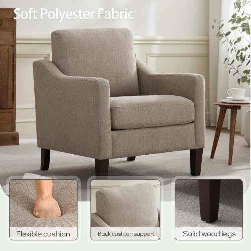 VKNOW Accent Chairs, Modern Upholstered Armchairs - Image 4