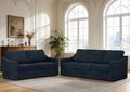 2 Pieces Chenille Sofa Set w/Soft Back Cushion by ACMEASE