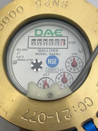 DAE MJ-200n 2" NTEP NSF61 Non Lead Potable Water Meter, Pulse Output + Couplings - Image 4
