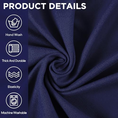 Peryiter 2 Pcs Couch and Loveseat Sofa Covers, Milk Silk - Image 5