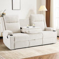 Reclining Sofa Couch, Loveseat 3 Seater Recliner Sofa by RIHEREFY