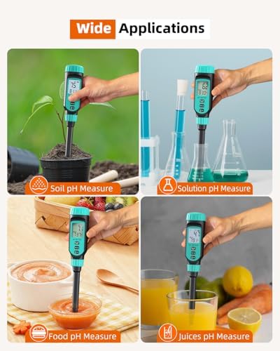 Tadeto Soil pH Tester, High Accuracy Digital pH Meter - Image 6