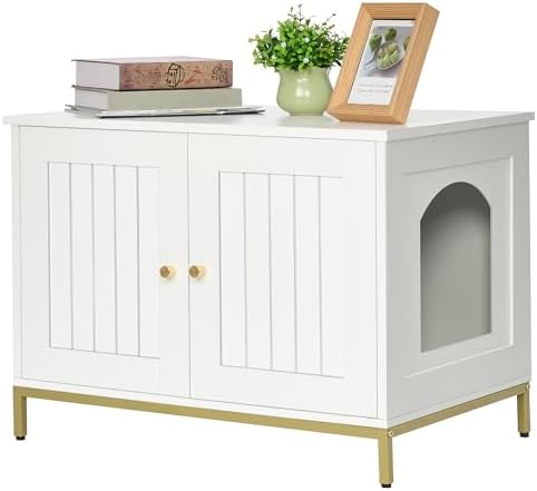 Homhedy 28.3" L Cat Litter Box Enclosure by Homhedy