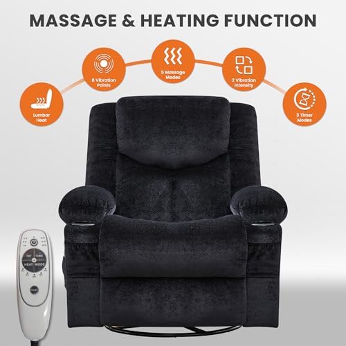 BOSMILLER Swivel Recliner Chair - Image 3