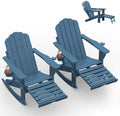 Ciokea Folding Rocking Adirondack Chairs Set of 2 by CIOKEA