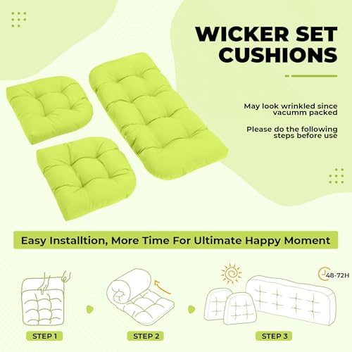 DANGHOOGY Wicker Chair Cushions - Image 6