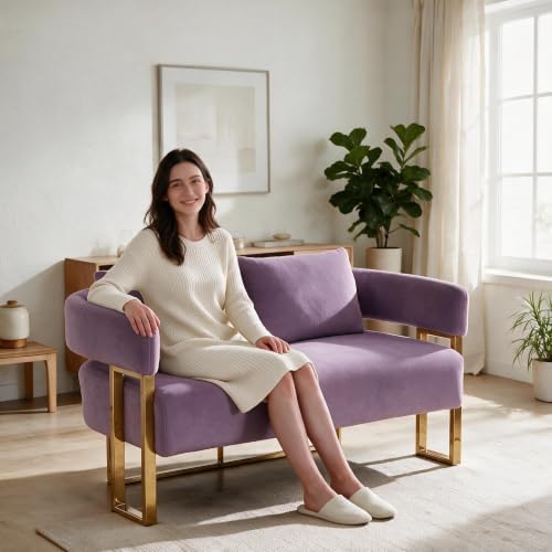 YISHENG Loveseat Sofa Modern Accent Chairs - Image 3