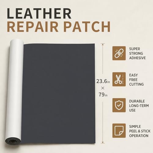 BSZHTECH Self Adhesive Leather Repair Patch Tape - Image 2