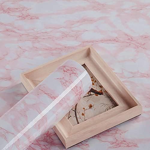 Marble Contact Paper Pink Extra Wide Peel and Stick - Image 5