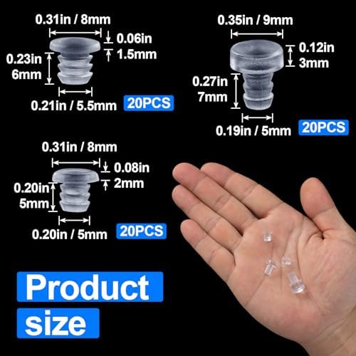 ANCIRS 60 Pcs Glass Top Table Bumpers - Image 2