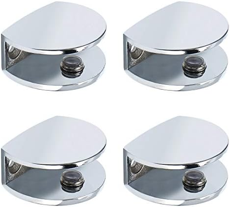 Alise Glass Shelf Bracket Chrome, Holders by Alise