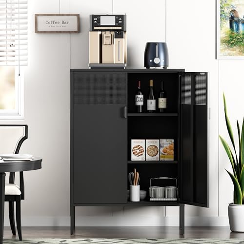 Chshin Metal Storage Cabinet, Kitchen Pantry Storage Cabinets - Image 4