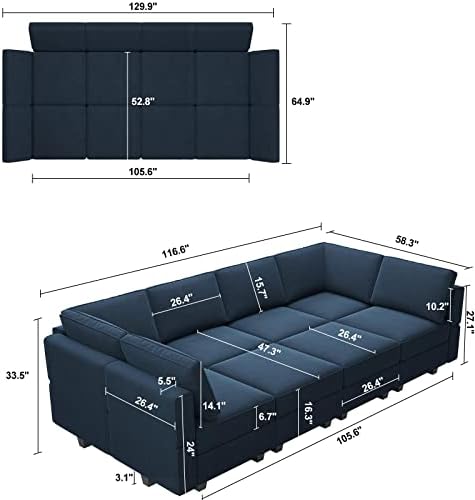 Belffin Modular Sectional Sofa - Image 2