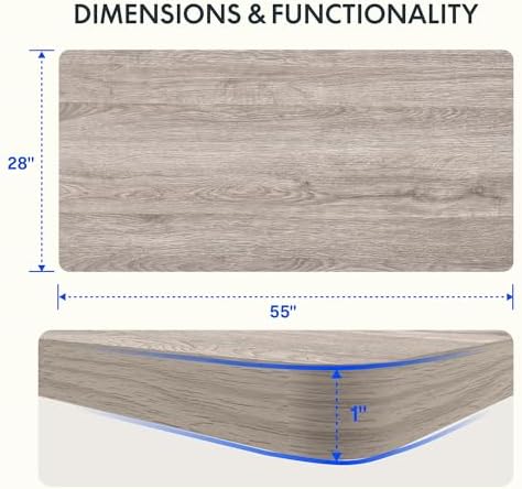 FLEXISPOT 55"x28" Whole Piece Desk Top - Image 2