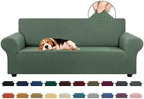 KEKUOU Stretch Couch Covers for Sofa, 3 Cushion Slipcover by KEKUOU