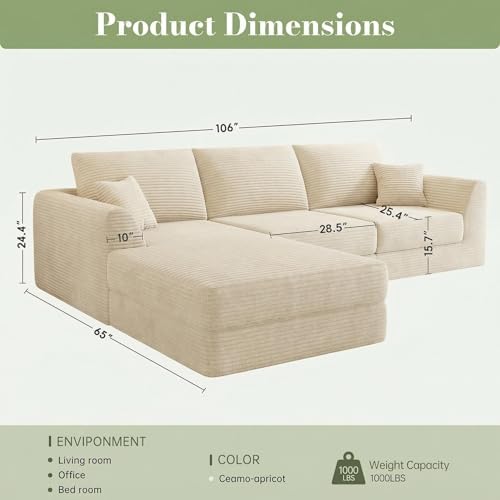 106" Modular Sectional Sofa - Image 3