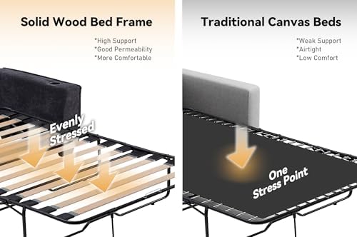 Brelice Pull Out Sofa Bed, Sleeper Sofa Couch, 2-in-1 Convertible Chenille - Image 4