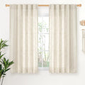 YoungsTex Linen Curtains 48 Inch Length by YoungsTex