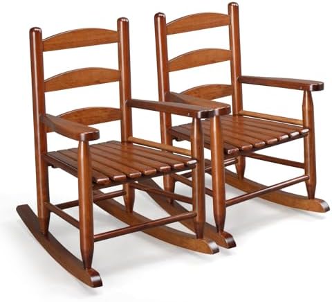 JOYMOR Outdoor Wooden Rocking Chair by JOYMOR