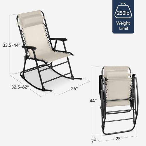 Best Choice Products Outdoor Patio Rocking Chair - Image 3