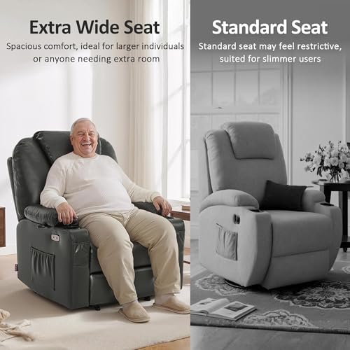 MCombo Oversized Power Lift Recliner Chair - Image 4