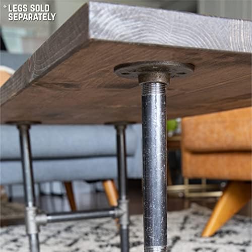 PIPE DECOR Restore Solid Wood Coffee Table Top 18 in. x 36 in. x 1.25 in. - Image 5
