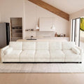 Belffin Oversized Cloud Deep Seat Sectional Sleeper Sofa Bed Corduroy Couch. by Belffin