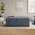 GRAINELL 42.13” Storage Ottoman Bench, Upholstered Tufted Bedroom Bench by Unknown
