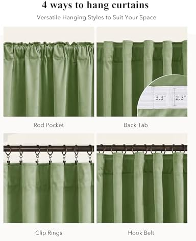 StangH Retro Green Velvet Curtains - Image 2