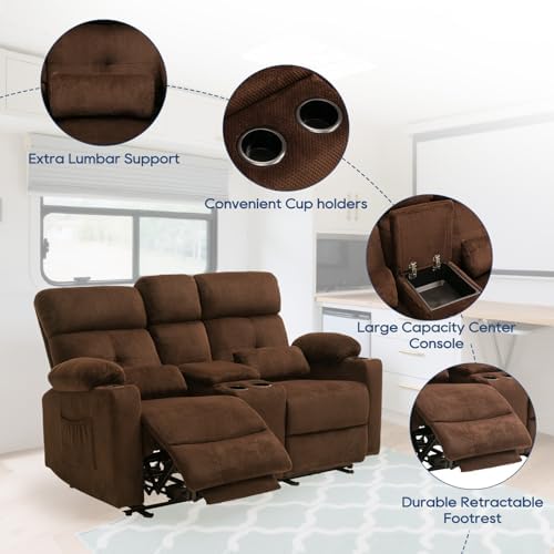 68'' RV Power Loveseat Recliner Sofa - Image 5