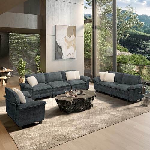 HERA'S HOUSE 3 Pieces Modular Sectional Couch Set by HERASHOUSE